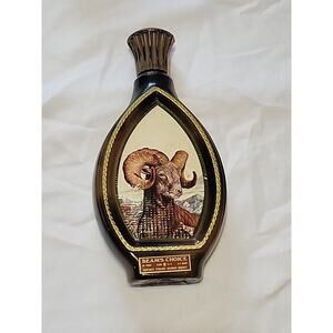 Beam's Choice Collectable Whiskey Bottle Bighorn Ram Image Vintage 1976 (Empty)